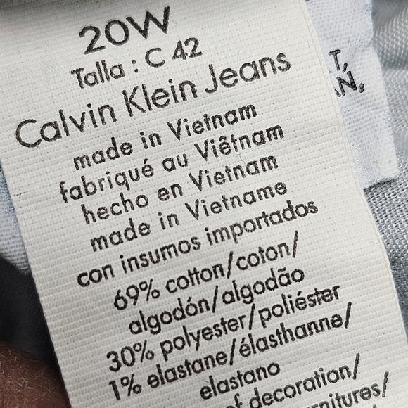 11 NWT CALVIN KLEIN SLOUCHY SKINNY JEANS WOMEN'S PLUS SIZE 20W - Picture 8 of 8